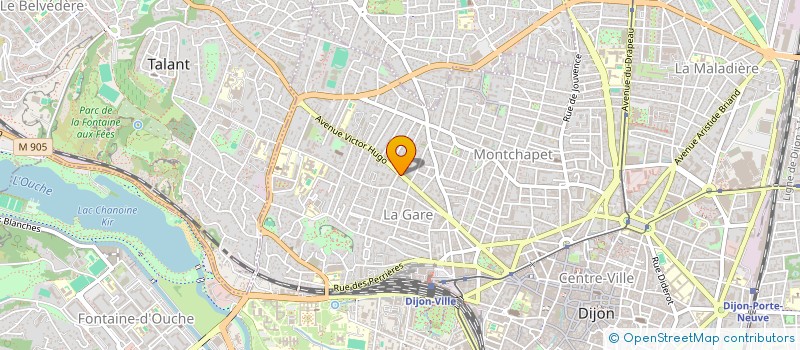 localisation de l'entreprise TCOF à DIJON