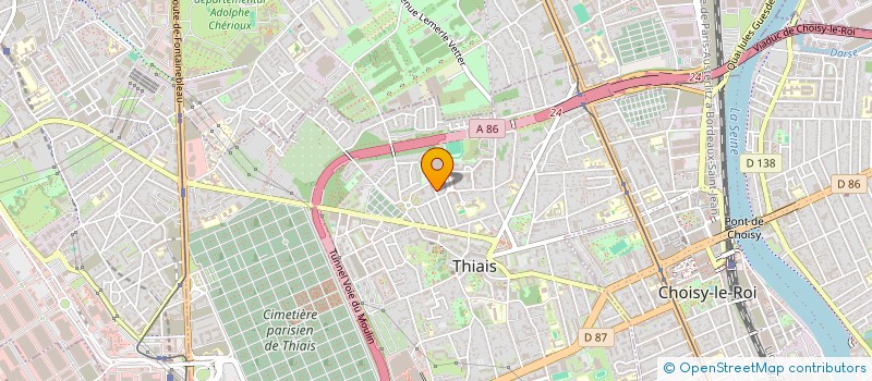 localisation de l'entreprise TCOFI  THIAIS