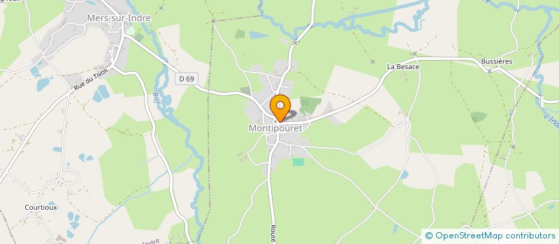 localisation de l'entreprise TCOMPANY  MONTIPOURET