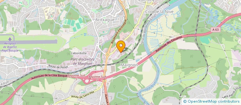 localisation de l'entreprise TCOMPOSITES SOLUTIONS à BAYONNE