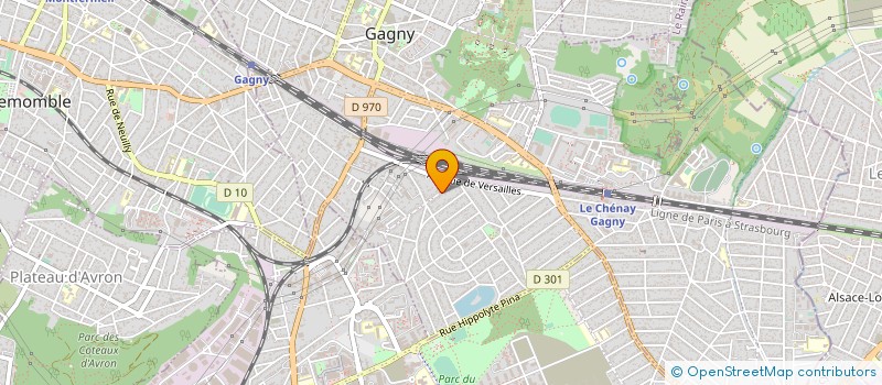 localisation de l'entreprise TCP à GAGNY