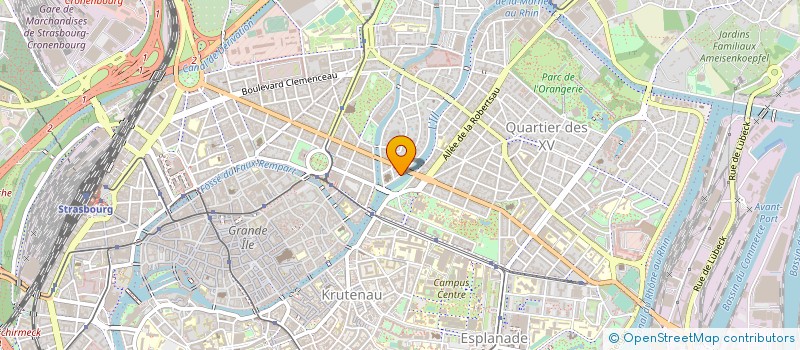 localisation de l'entreprise TCP à STRASBOURG