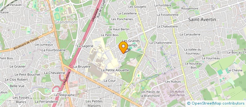 localisation de l'entreprise TCP  SAINT-AVERTIN