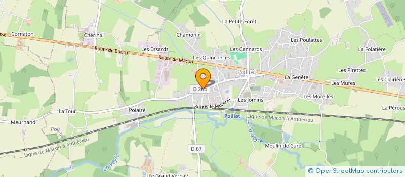 localisation de l'entreprise TCP-EXPRESS-FROID à POLLIAT