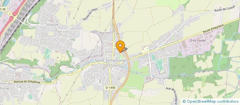 localisation de l'entreprise TCP MENUISERIES  SAINT-SYMPHORIEN-D'OZON