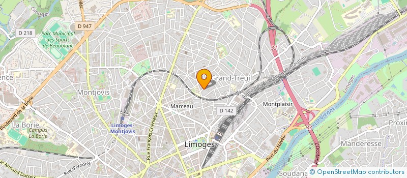 localisation de l'entreprise TCP REAL ESTATE  LIMOGES