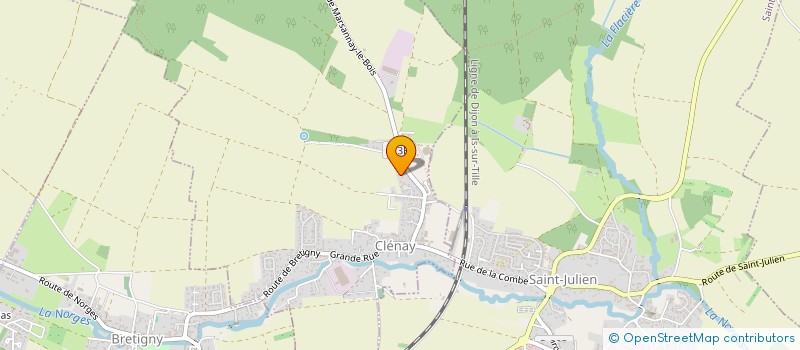 localisation de l'entreprise TCPI  CLENAY