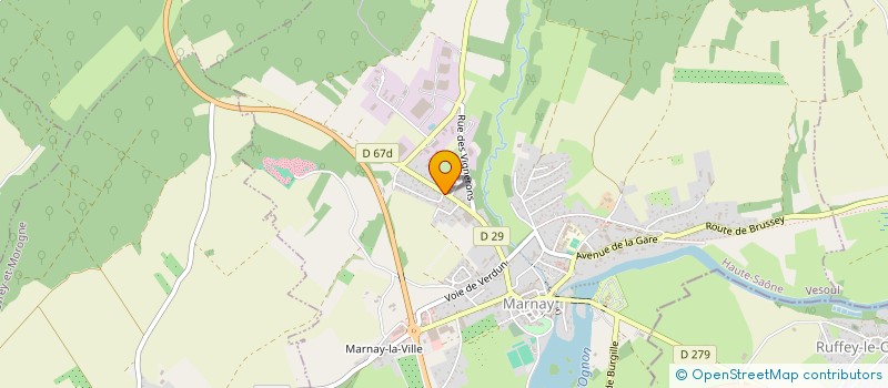 localisation de l'entreprise TCR  MARNAY