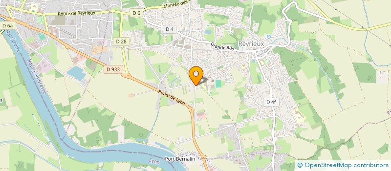 localisation de l'entreprise TCR à REYRIEUX