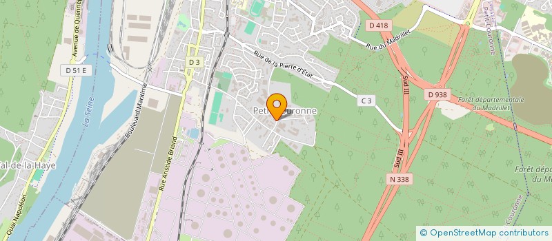 localisation de l'entreprise TCR HABITAT SARL à PETIT-COURONNE