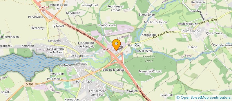 localisation de l'entreprise TCR SERVICES  LANNION