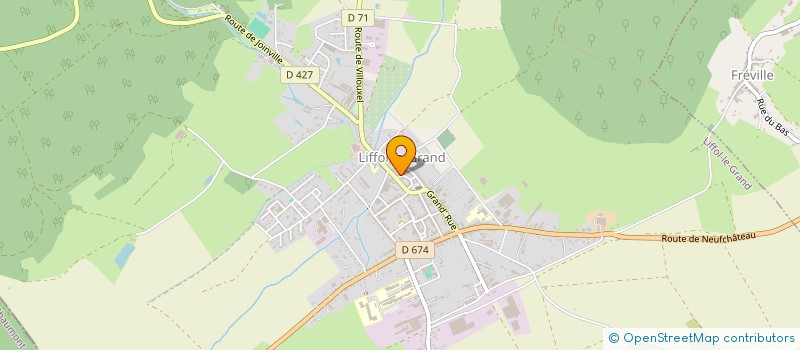 localisation de l'entreprise TCR TRANSPORT à LIFFOL-LE-GRAND
