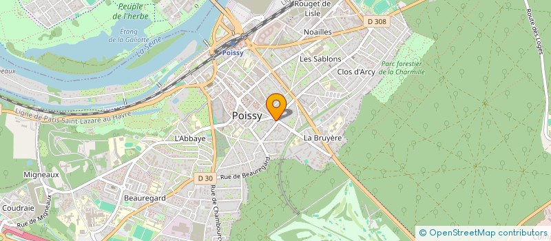 localisation de l'entreprise TCRC à POISSY