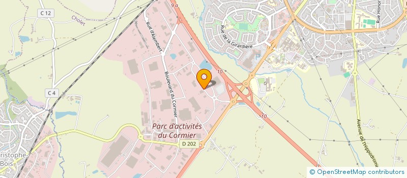 localisation de l'entreprise TCS à CHOLET