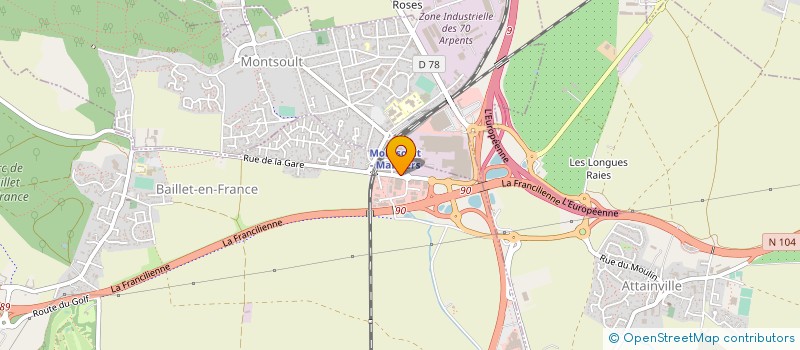 localisation de l'entreprise TCS  BAILLET-EN-FRANCE