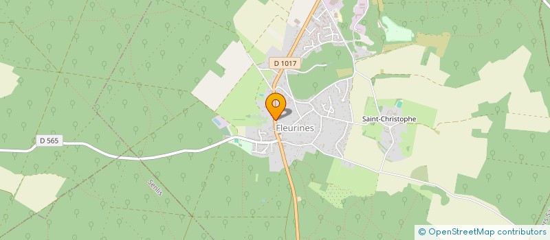 localisation de l'entreprise TCS AUTO  FLEURINES