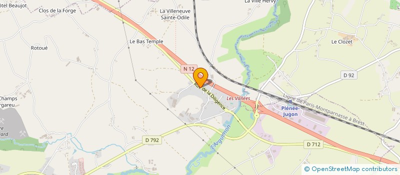 localisation de l'entreprise TCS BRETAGNE à PLENEE-JUGON
