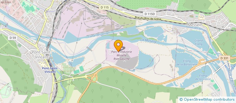 localisation de l'entreprise TCS METAL  MESSEIN