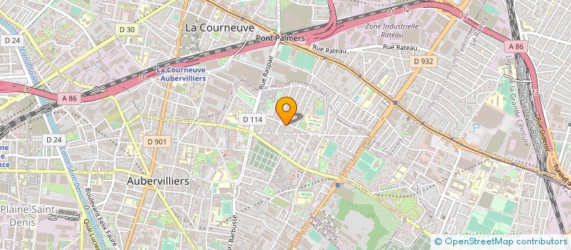 localisation de l'entreprise TCS MULTISERVICES à AUBERVILLIERS