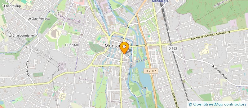 localisation de l'entreprise TCSG à MONTARGIS