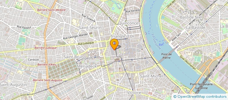localisation de l'entreprise TCSG FILMS à BORDEAUX
