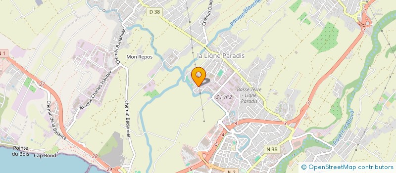 localisation de l'entreprise TCSP PADEL  SAINT-PIERRE