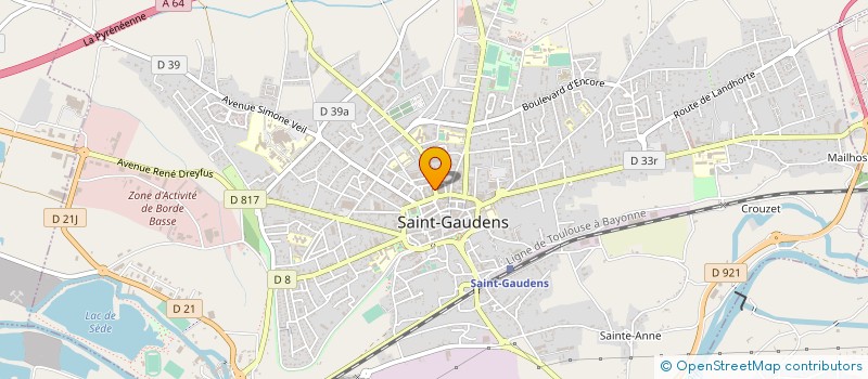 localisation de l'entreprise TCSR  SAINT-GAUDENS