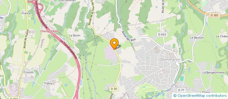 localisation de l'entreprise TCT  DOMMARTIN