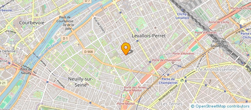localisation de l'entreprise TCT CAPITAL à LEVALLOIS-PERRET