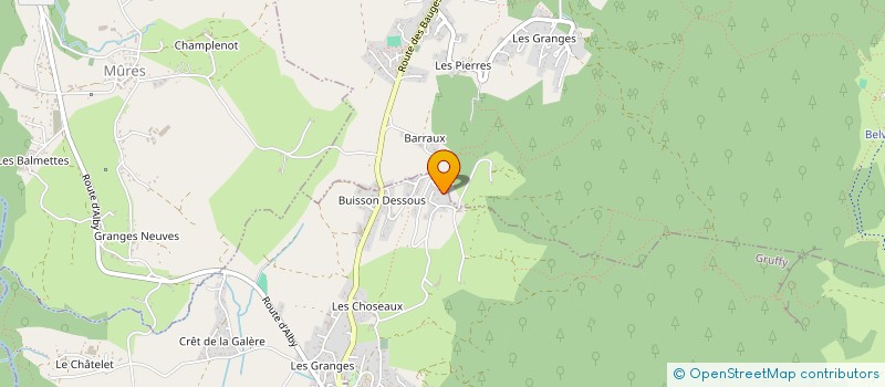 localisation de l'entreprise TCT HOLDING à GRUFFY