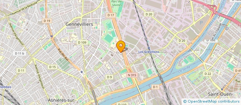 localisation de l'entreprise TCU MULTICOM à GENNEVILLIERS