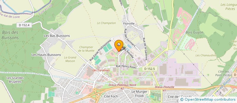 localisation de l'entreprise TCUP SEIGREM à DREUX