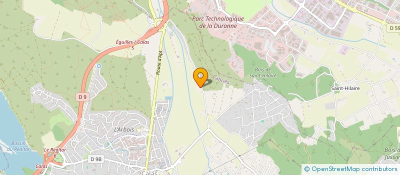 localisation de l'entreprise TCV  CABRIES