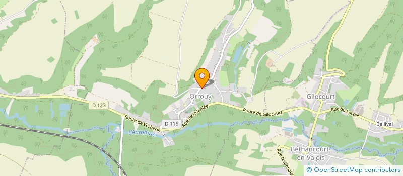 localisation de l'entreprise TCV  ORROUY