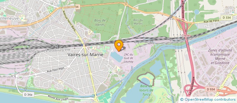 localisation de l'entreprise TCY MACHINERY EUROPE à VAIRES-SUR-MARNE