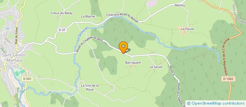 localisation de l'entreprise TD 42  SAINT-GENEST-MALIFAUX