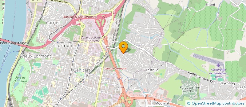 localisation de l'entreprise TD  LORMONT