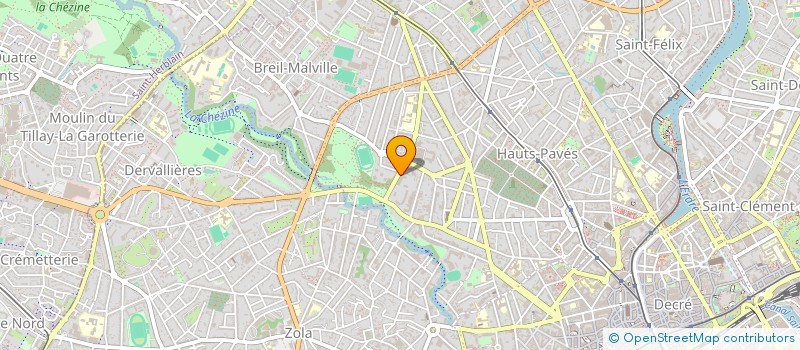 localisation de l'entreprise TD à NANTES