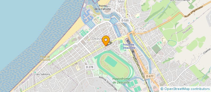 localisation de l'entreprise TD AVENIR à DEAUVILLE