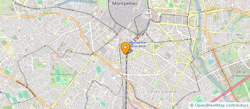 localisation de l'entreprise TD BAT 34 à MONTPELLIER
