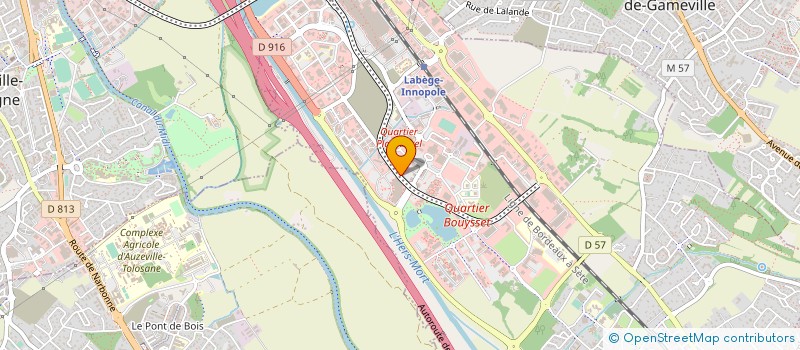 localisation de l'entreprise TD CLAYES  LABEGE