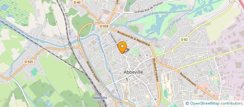 localisation de l'entreprise TD CONCEPT à ABBEVILLE