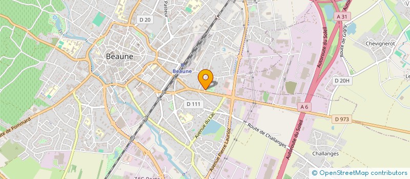 localisation de l'entreprise TD CONCEPT à BEAUNE