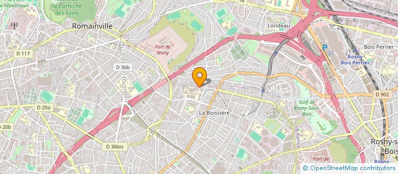 localisation de l'entreprise TD CONSTRUCTIONS à NOISY-LE-SEC
