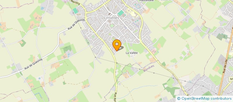 localisation de l'entreprise TD CONSULTING à LINSELLES