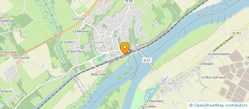 localisation de l'entreprise TD COUVERTURE  CARQUEFOU