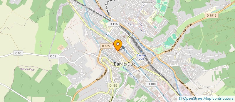 localisation de l'entreprise TD GLOBAL MARKET  BAR-LE-DUC