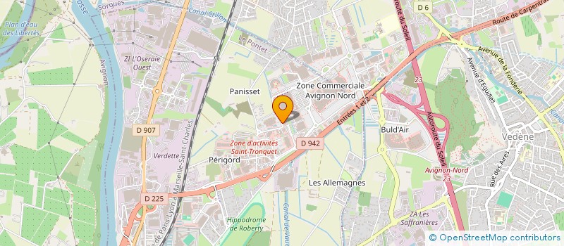 localisation de l'entreprise TD GROUPE  LE PONTET