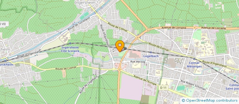 localisation de l'entreprise TD HOUSE  WINTZENHEIM