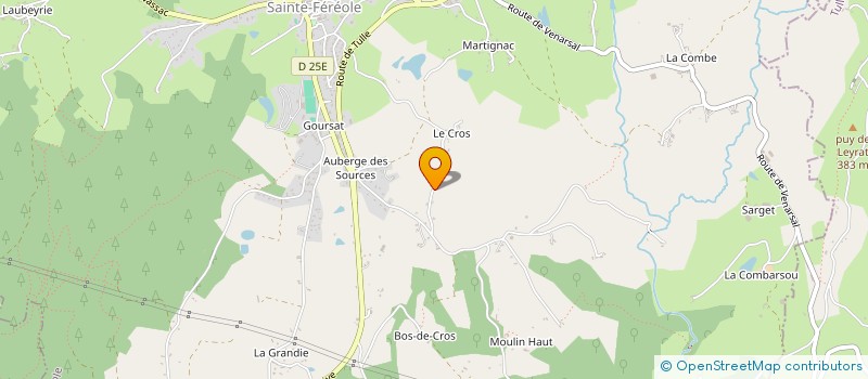 localisation de l'entreprise TD IMMO  SAINTE FEREOLE